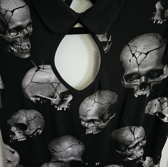 Killstar Headspin Collar Dress - Picture 4 of 7